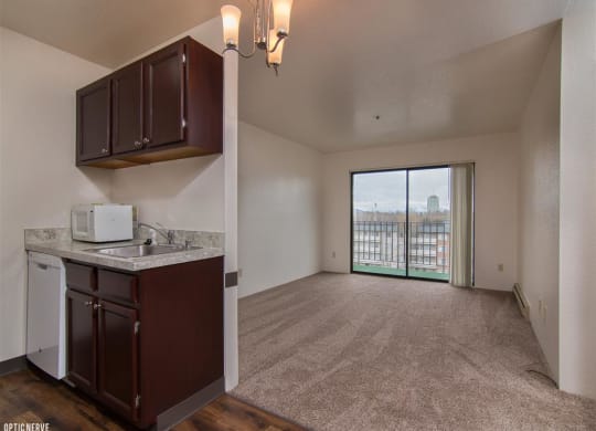 The Outlook Apartment - Living Room