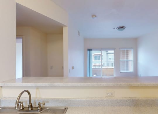 Citifront Kitchen Overlooking Living Room