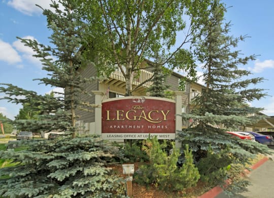 The Legacy Apartments - Sign