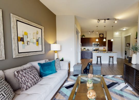Lofts at Watters Creek living area