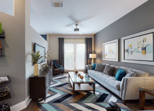 Lofts at Watters Creek living area