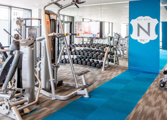 Nic on 5th Apartments in Minneapolis, Minnesota- Fully equipped fitness center and workout room
