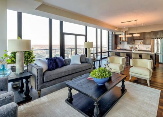 Nic on 5th Apartments in Minneapolis, Minnesota- The Nic floorplan with great light design and granite countertops