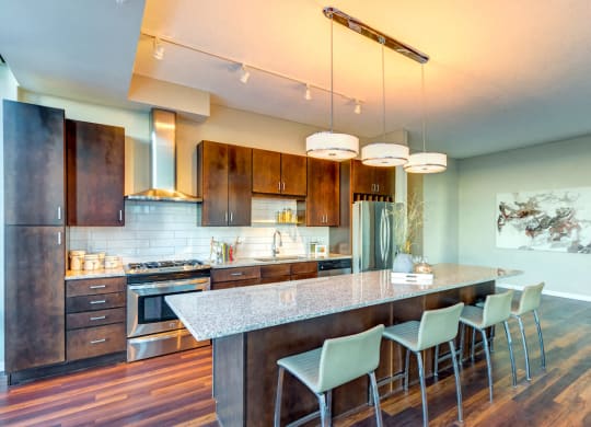 Nic on 5th Apartments in Minneapolis, Minnesota- The Nic floorplan with great light design and granite countertops