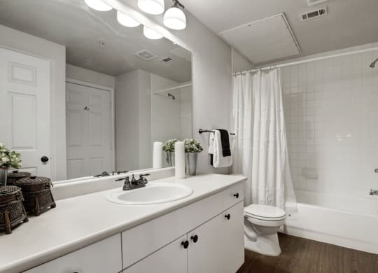 our apartments offer a bathroom with a bathtub