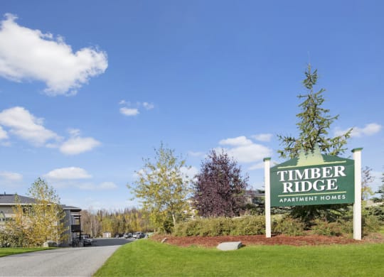 Timber Ridge Apartments - Sign
