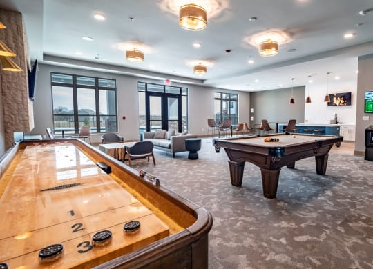 Van Buren East - Clubhouse pool table