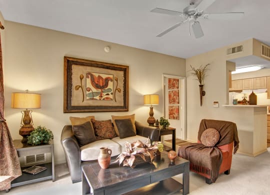 Retreat at Speedway Living Room