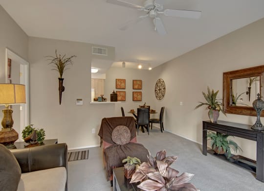Retreat at Speedway Living Room
