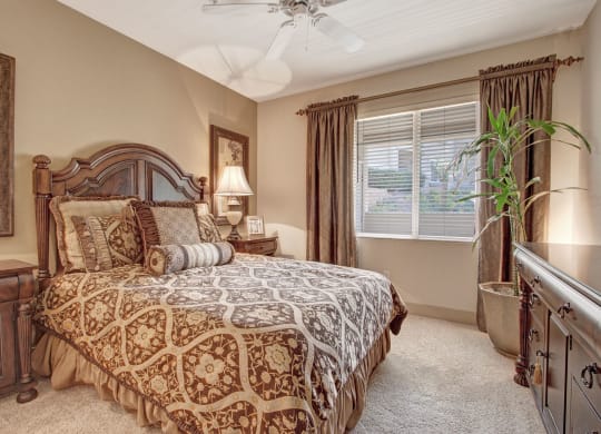 Rancho Belago Bedroom with Ceiling Fan