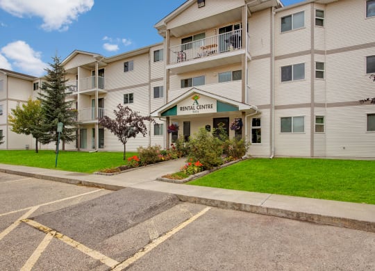 Birch Terrace Apartment Homes Exterior Front Apartments for rent in Wetaskiwin, AB