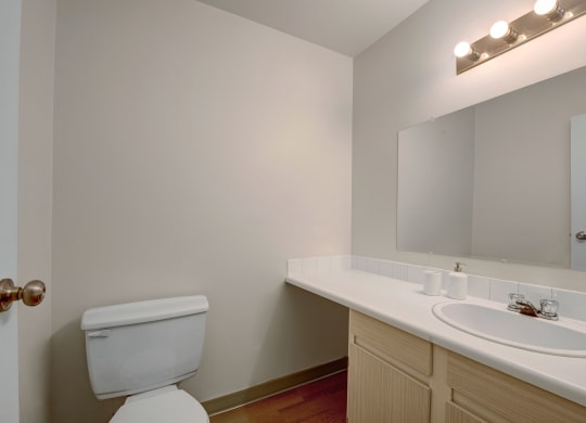 Cambridge West White Bathroom Sink Apartments for rent in Edmonton, AB