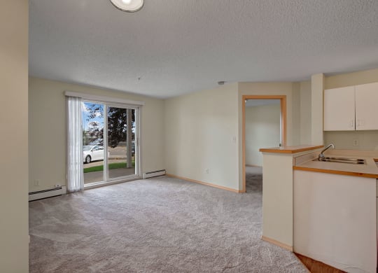 Manning Crossing Living Room and Balcony Apartments for rent in Edmonton, AB