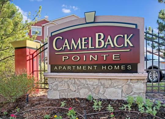 Camelback Pointe Signage Apartments in Colorado Springs, CO