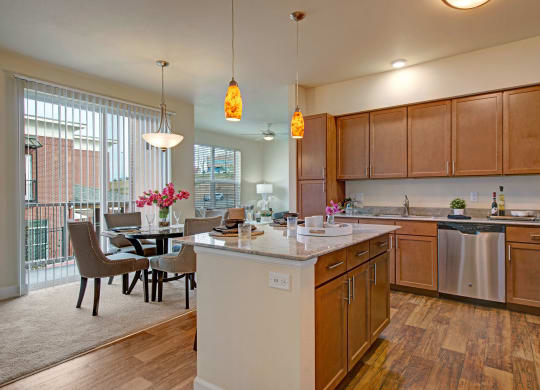 Elements at Briargate Kitchen Dining Apartments in Colorado Springs, CO