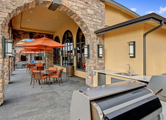 La Bella Vita Outdoor Deck Grill Apartments in Colorado Springs, CO