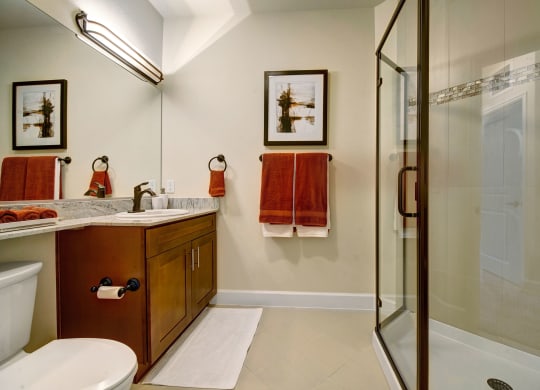 La Bella Vita Bathroom Shower Apartments in Colorado Springs, CO