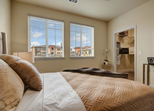 La Bella Vita Bedroom Side View Apartments in Colorado Springs, CO