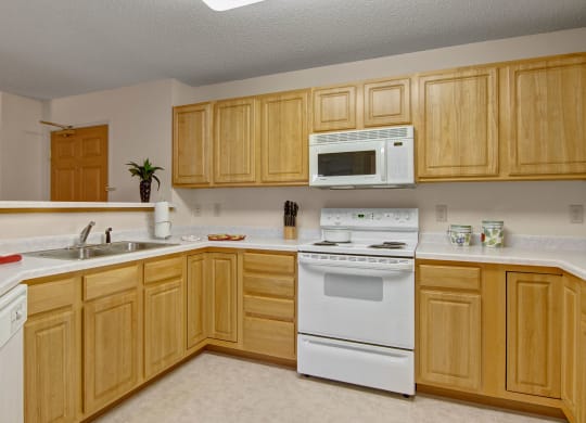 Heritage Park Kitchen with a Full Appliance Package