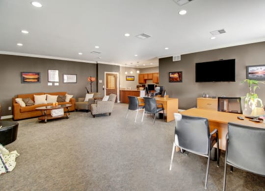 Prairie Pines Resident Lounge Apartment Rentals Williston, North Dakota