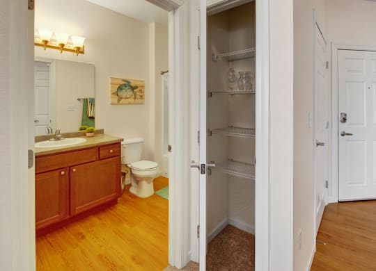 Prairie Pines Bathroom and Closet Storage Apartments for Rent in Williston, ND