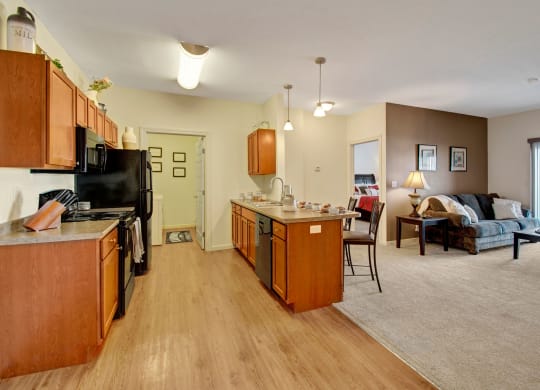 Prairie Pines Kitchen Apartment Rentals Williston, North Dakota