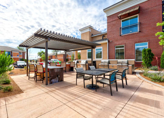 Indigo Apartments Grill Area