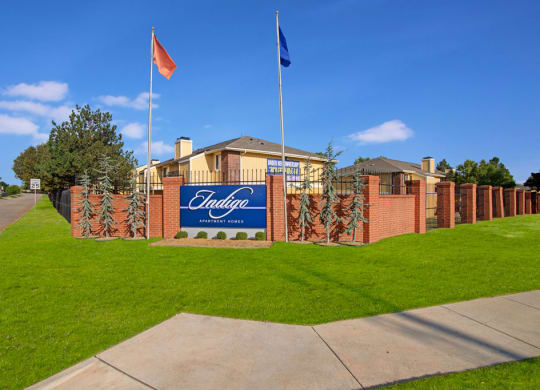 Indigo Apartments Sign