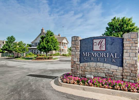 Memorial Creek Monument Sign