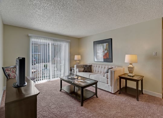 Acacia Park Apartments Living Room Apartment rentals near Midland, TX