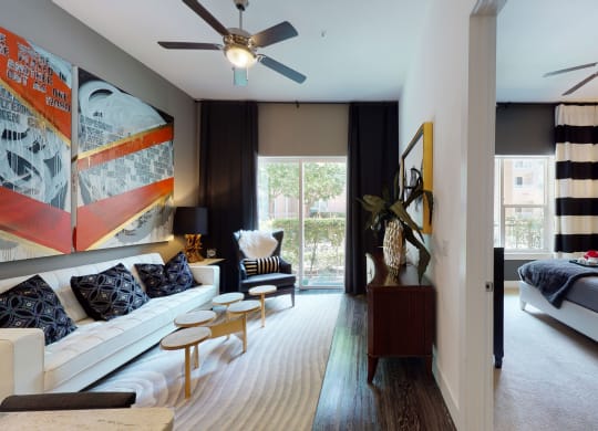 Arpeggio Living Room Apartments Downtown Dallas