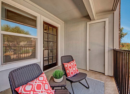 Cypress Pointe Balcony  at Cypress Pointe Apartments Apartments for rent is Midland, TX