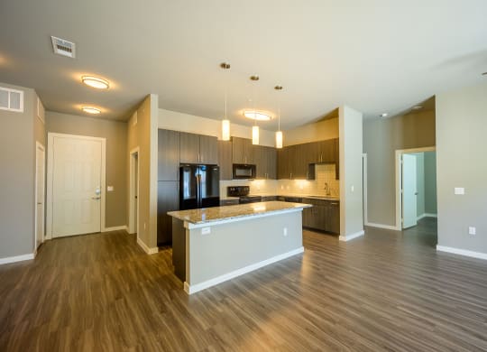 Harmony Luxury Apartments living room area with great natural lighting