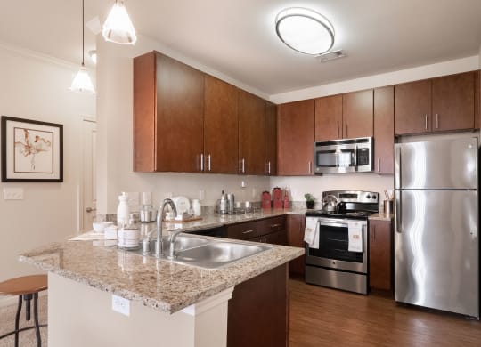 Le Mirage Apartments Kitchen Apartment for rent in Midland, TX