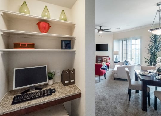 Le Mirage Apartments Living Room Apartment for rent in Midland, TX