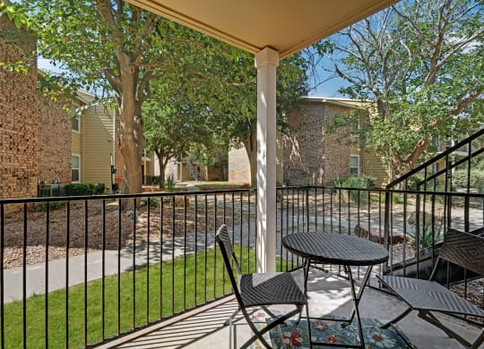 The Bradford Apartment Homes - Patio Midland Texas Apartments