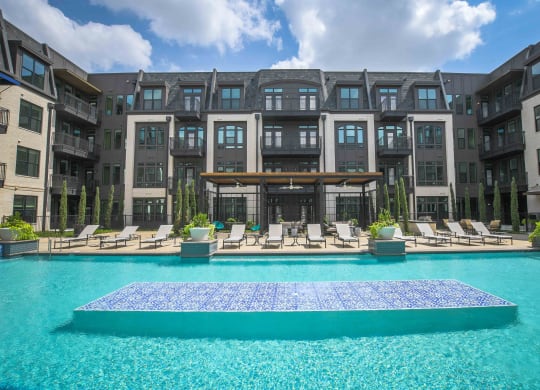 The Crosby at The Brickyard outdoor pool views Apartments near DFW with outdoor pool