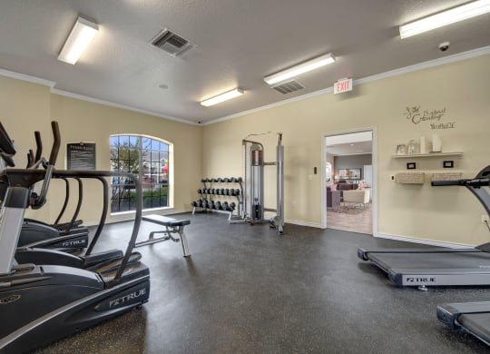 Residence at Heritage Park Gym Abilene Apartments