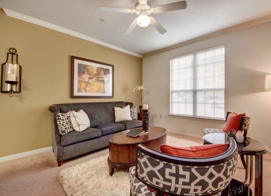 Residence at Heritage Park Living Room Abilene Texas Apartments for Rent