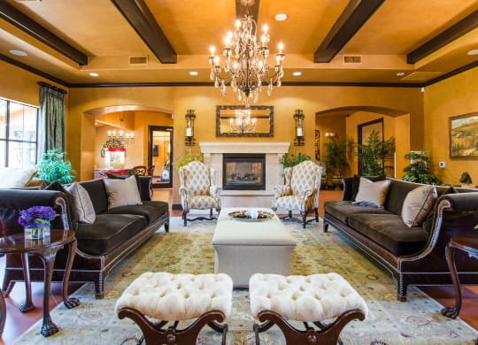 Tuscany at Faudree Resident Lounge Apartment for rent near Midland, TX
