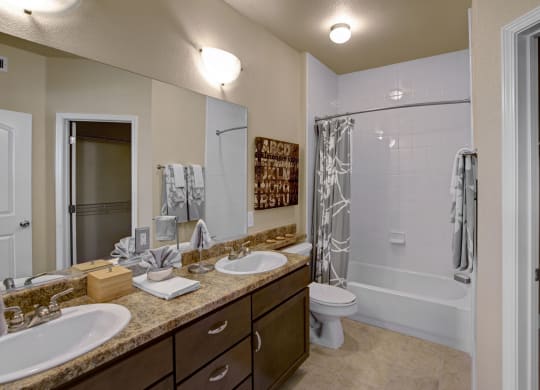 Tuscany at Faudree Bathroom with Granite Countertops