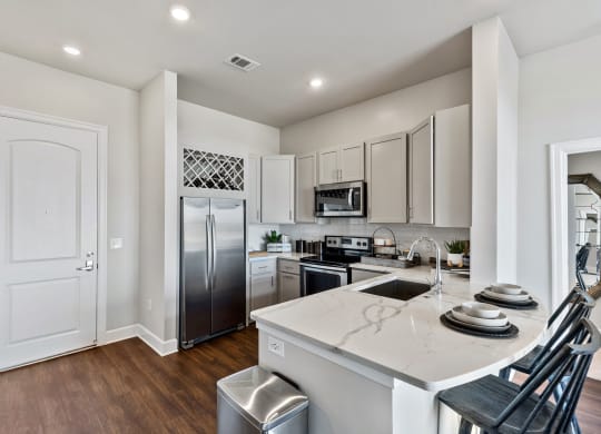 Waterford Market Apartments Kitchen Apartment for rent near DFW
