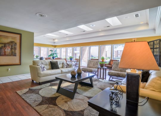 Wildflower Resident Lounge Midland Texas Apartment