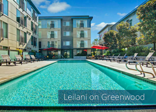 Leilani on Greenwood outdoor pool Apartments in Seattle, WA