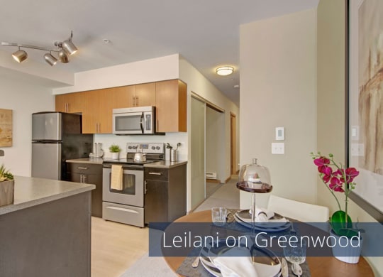 Leilani on Greenwood Kitchen Apartments in Seattle, WA