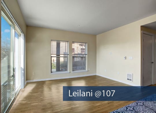 Leilani @ 107 living area Apartments in Seattle, WA