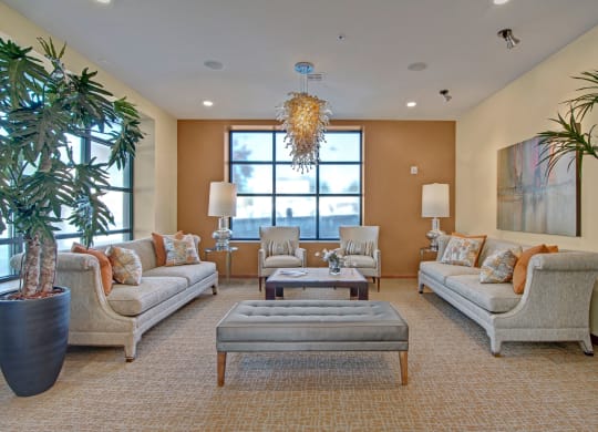 Ondine resident lounge Apartments in Kirkland, WA