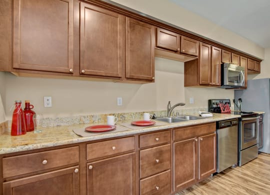 Ondine kitchen Apartments in Kirkland, WA