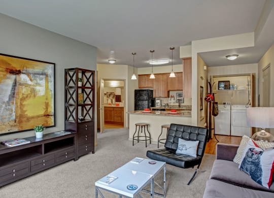 Riverside 9 Living Room Apartments in Wenatchee, WA