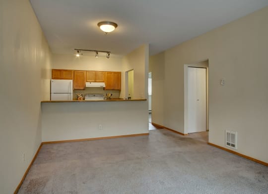 St James Tower Living Room Apartments in Seattle, WA